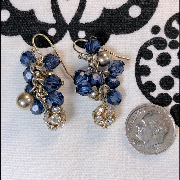 Blue J. Crew dangle earrings - Picture 2 of 2
